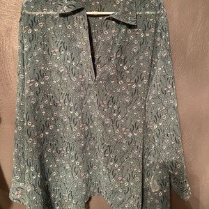 Cabi floral blouse
